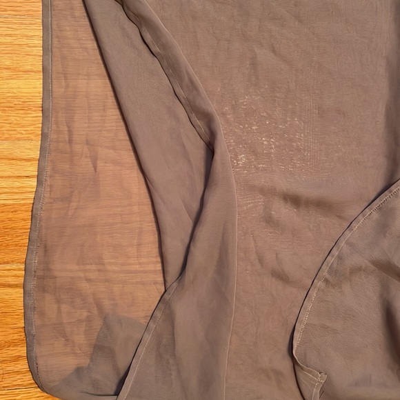 NWOT Forever21 Crewneck Sleeveless Loose Airy Summer Nude Beige Tan Maxi Dress - Picture 6 of 8